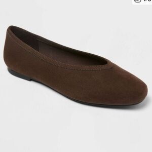 NIB A New Day Sammie Women's Ballet Flats in Brown Size 10